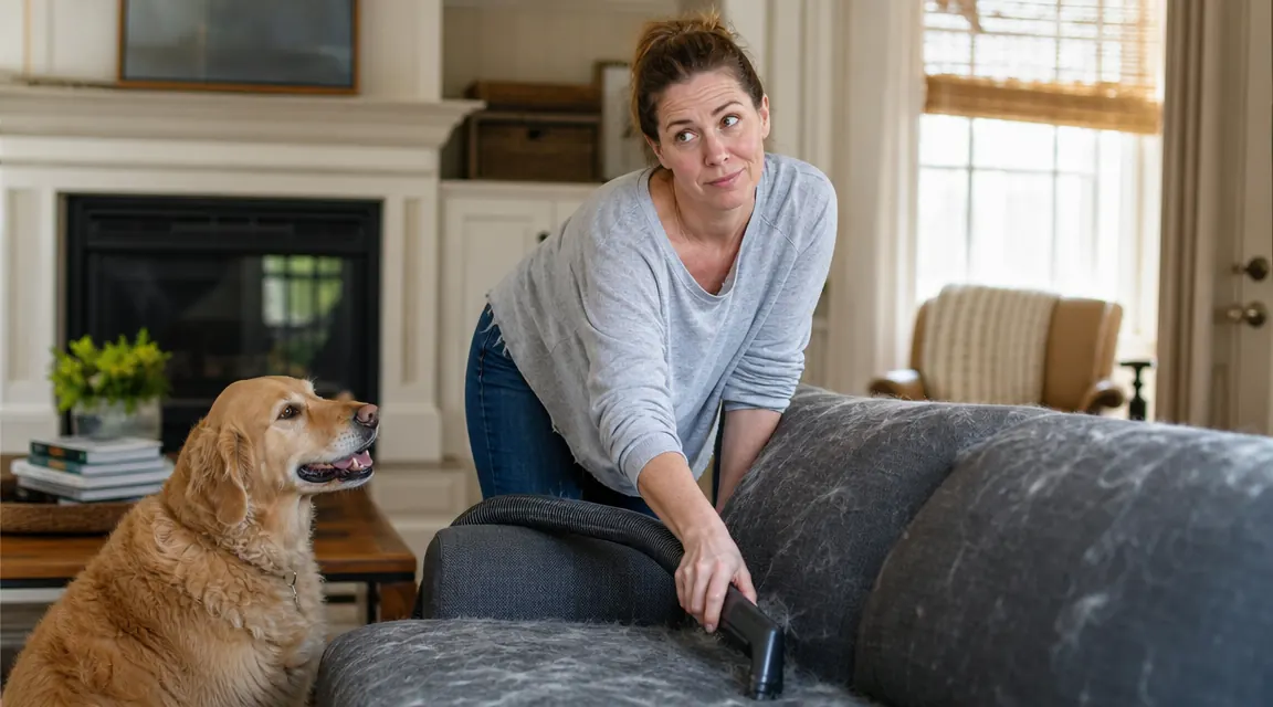 How to Reduce Dog and Cat Shedding Around the House